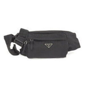 PRADA Waist Crossbody Bum bag black